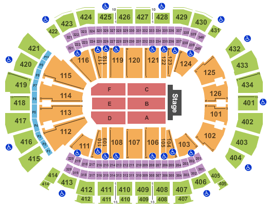 Toyota Center Seating Chart Rockets